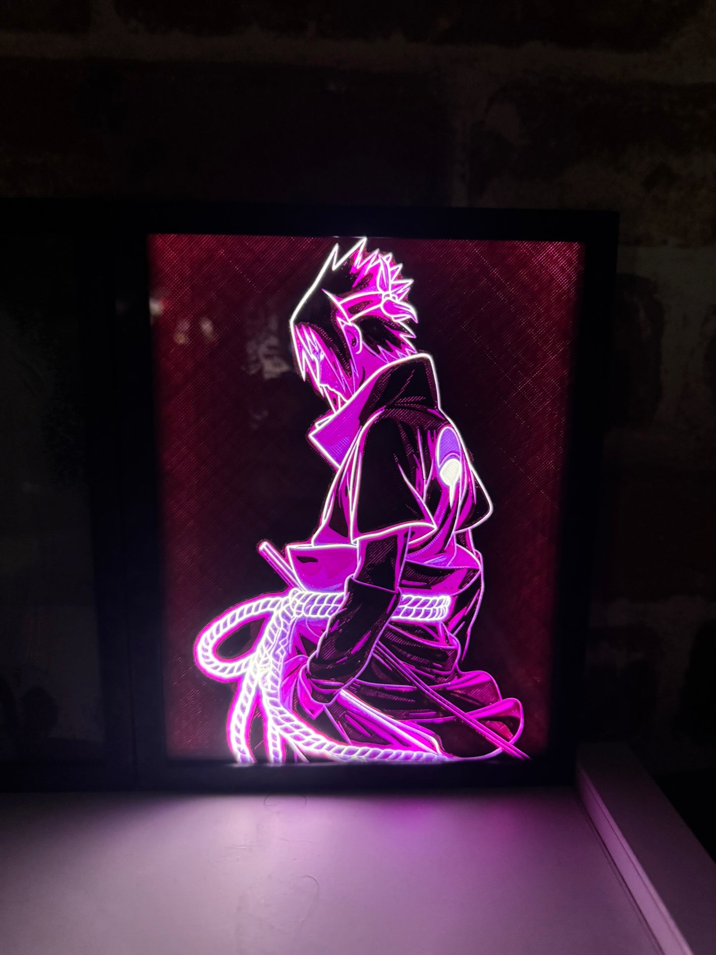 SASUKE - NARUTO | NEON FRAME