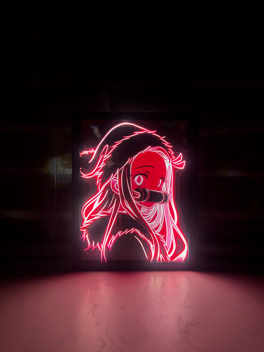 NEZUKO - DEMON SLAYER | NEON FRAME