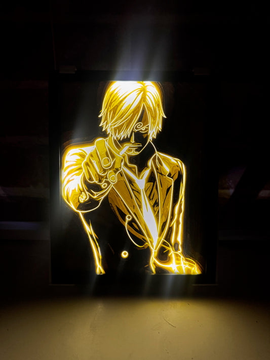 SANJI - ONE PIECE | NEON FRAME