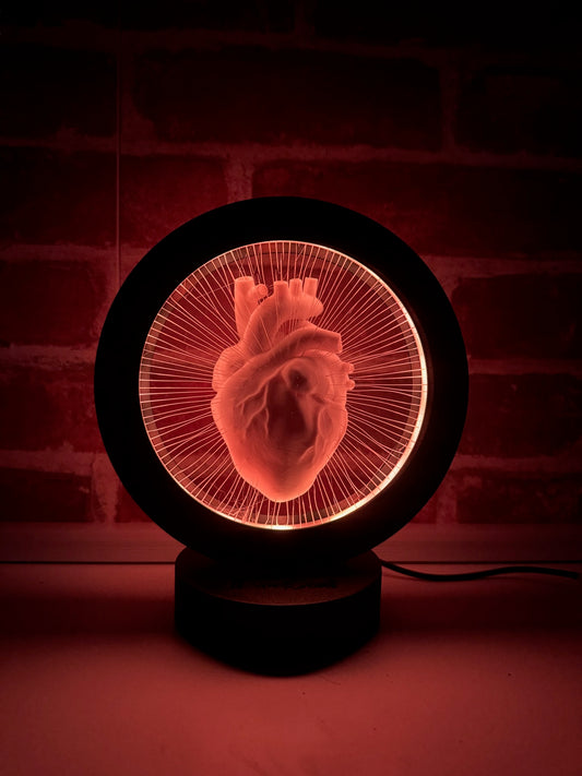 BEATING HEART | RGB STRING ART