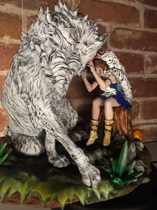 SAN - PRINCESS MONONOKE | 30X30CM HAND-MADE