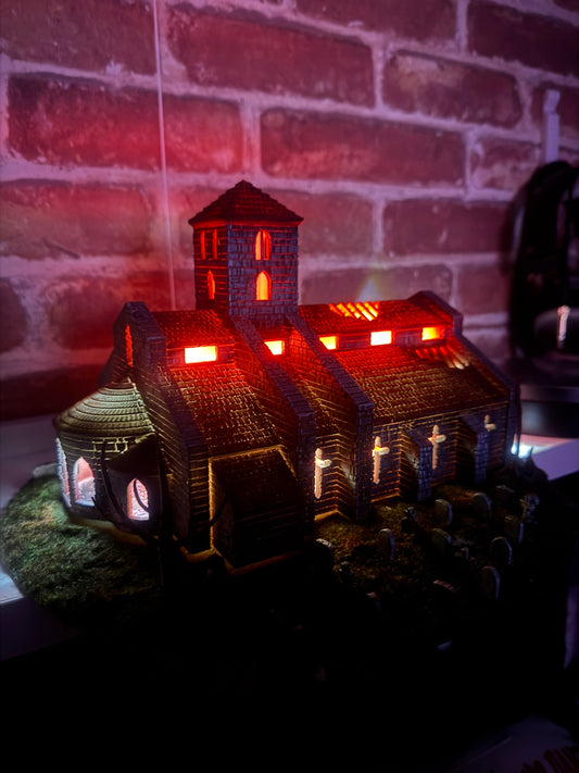 CATHEDRAL - DIABLO | 35X20CM HAND-MADE LED DIORAMA