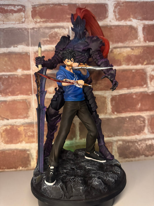 SUNG JIN WOO X IGRIS - SOLO LEVELLING | 35CM HAND-MADE FIGURE