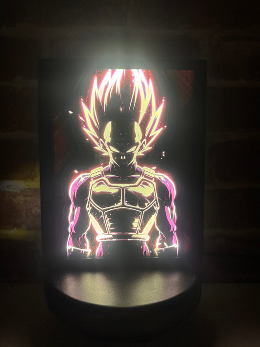 VEGETA - DRAGON BALL | NEON FRAME